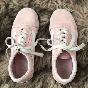 Pink vans shoes for girls